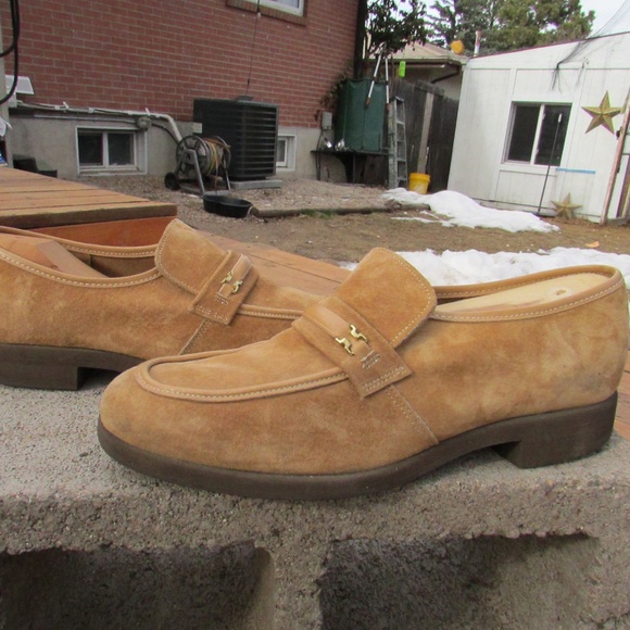 Tan Suede Vintage Hush Puppies Loafers main image 6